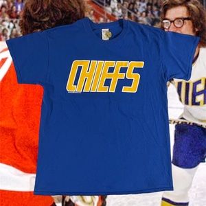 Slap shot “Charlestown Chiefs” Hanson Player Tee